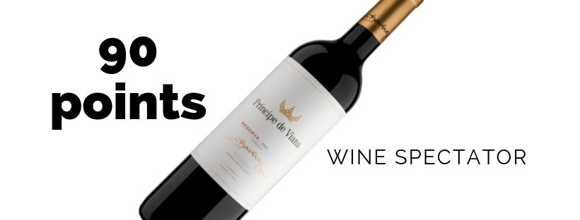 Príncipe de Viana Reserva 2014 90 points Wine Spectator