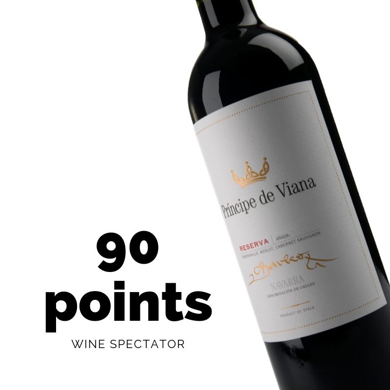 Príncipe de Viana Reserva 2014 90 points Wine Spectator