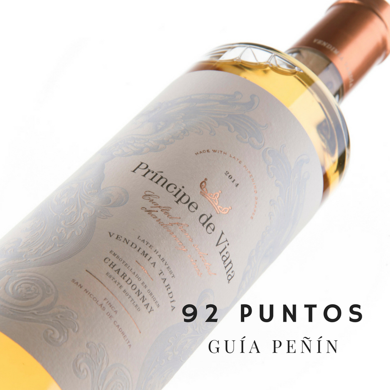 Príncipe de Viana Vendimia Tardía 2014, 92 puntos Guía Peñín