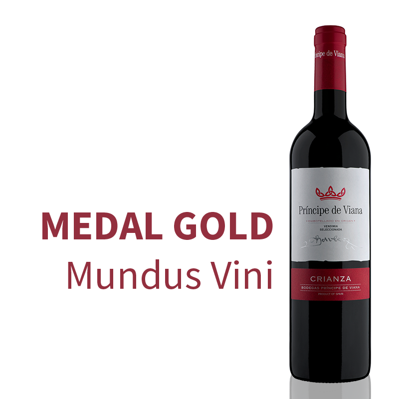 Príncipe de Viana Crianza 2016, Gold Medal Mundus Vini
