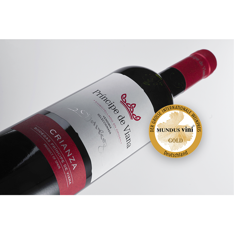 Príncipe de Viana Crianza 2016, Gold Medal Mundus Vini