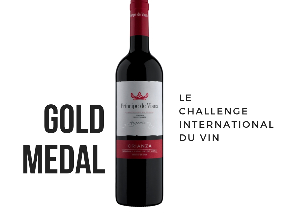 Príncipe de Viana Crianza 2015 Gold Medal Challenge International du Vin