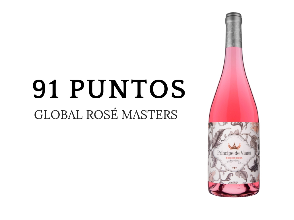 Príncipe de Viana Edición Rosa 2018 91 puntos THE DRINKS BUSINESS GLOBAL ROSÉ MASTERS