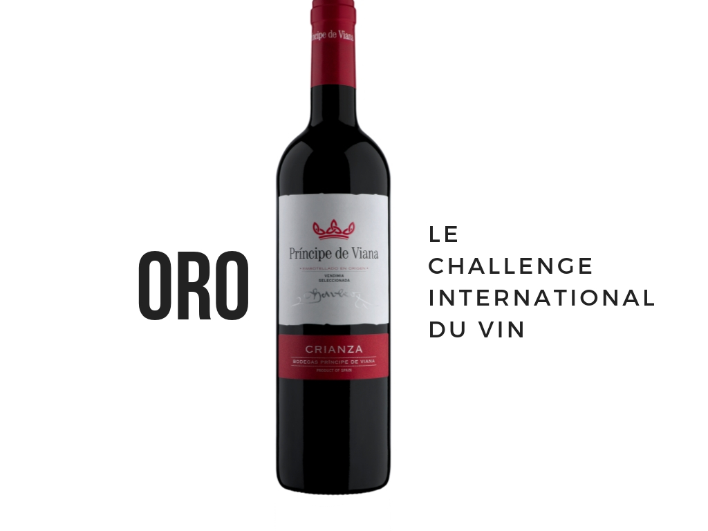 Príncipe de Viana Crianza 2015 Medalla de Oro Challenge International du Vin