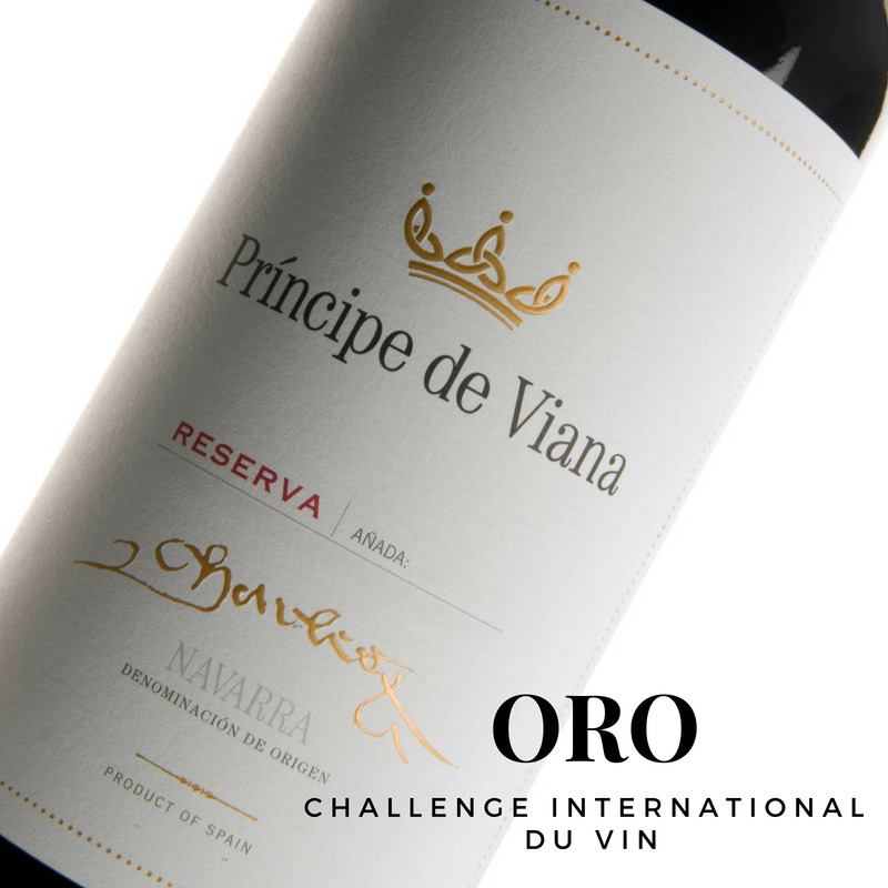 Príncipe de Viana Reserva 2013, Medalla de Oro Challenge International du Vin