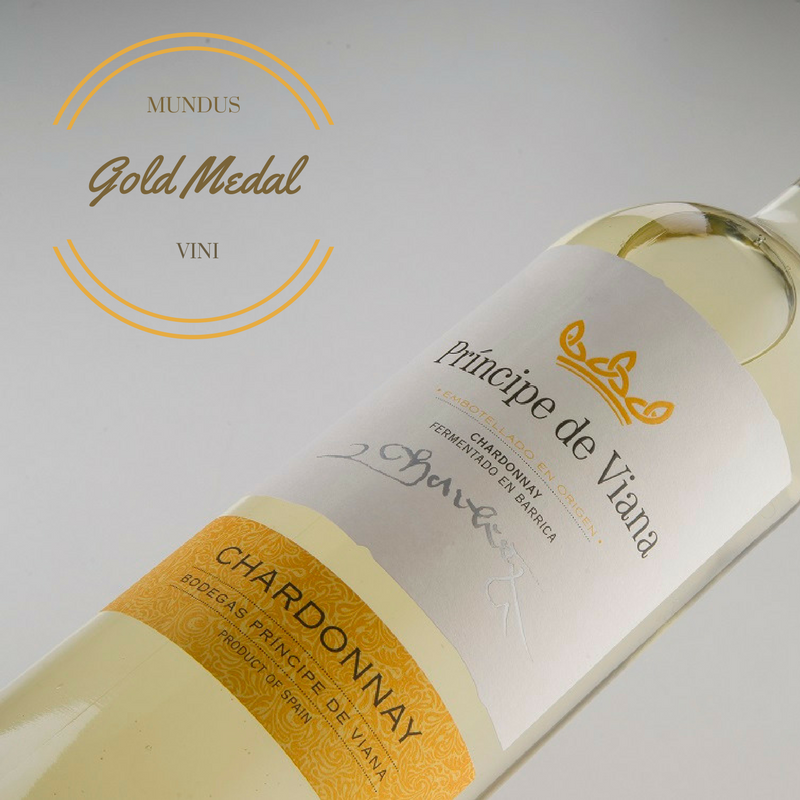 Príncipe de Viana Chardonnay Gold Medal Mundus Vini