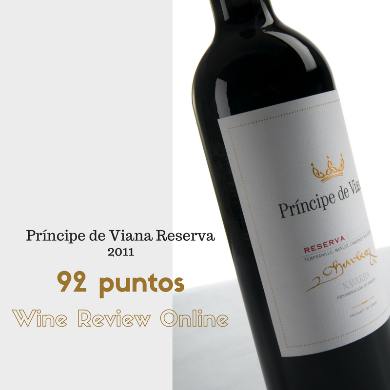 Príncipe de Viana Reserva 92 puntos Wine Review Online