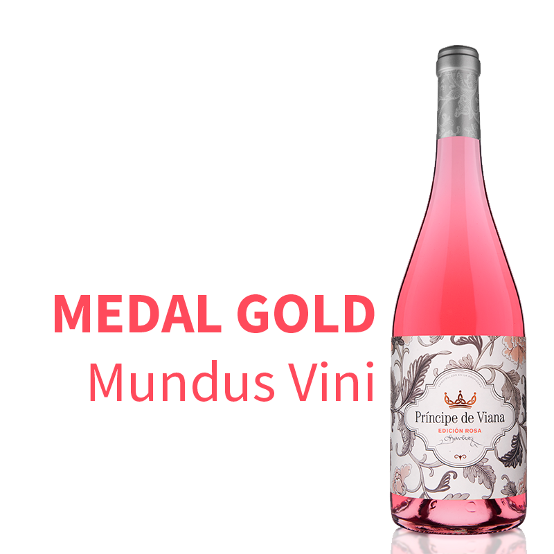 Príncipe de Viana Edición Rosa 2019 Gold Medal Mundus Vini