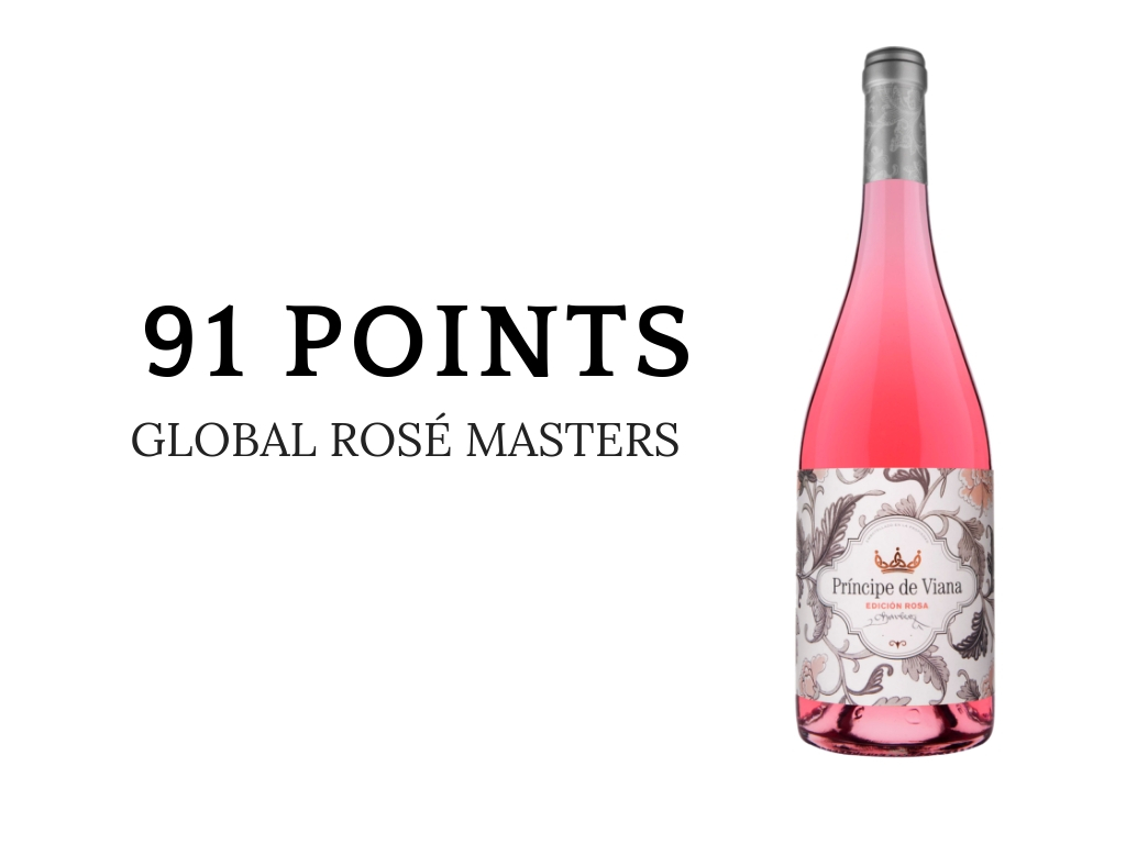 Príncipe de Viana Edición Rosa 2018 91 points THE DRINKS BUSINESS GLOBAL ROSÉ MASTERS