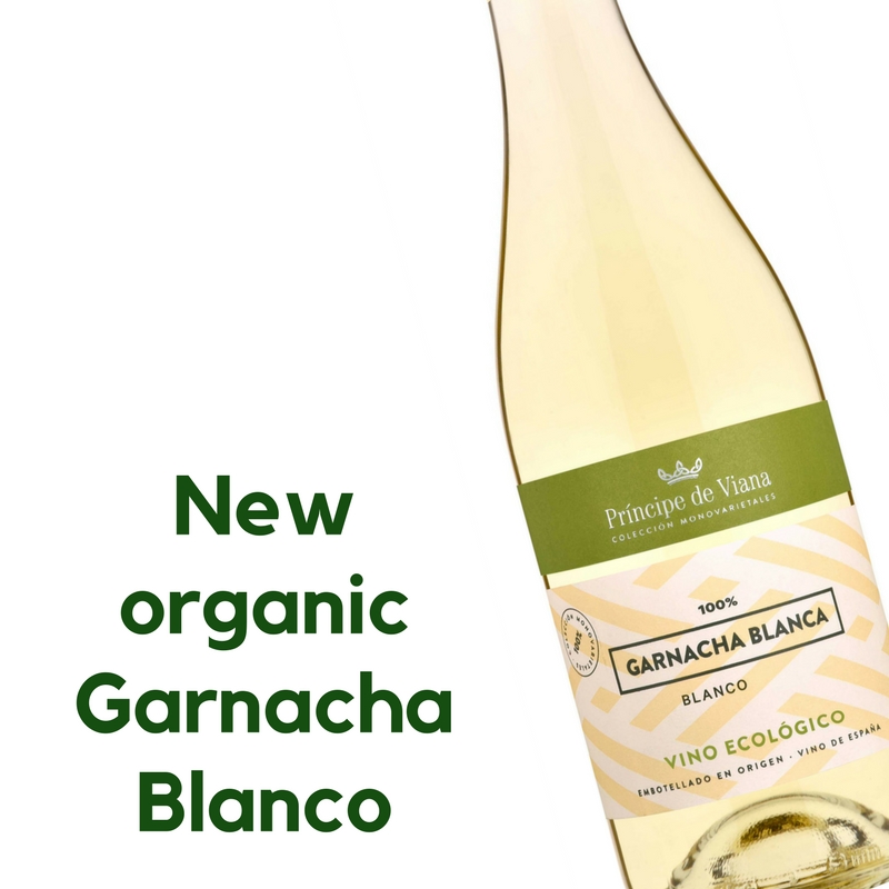 Príncipe de Viana launches an ORGANIC Garnacha Blanca wine