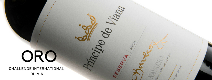 Príncipe de Viana Reserva 2013, Medalla de Oro Challenge International du Vin
